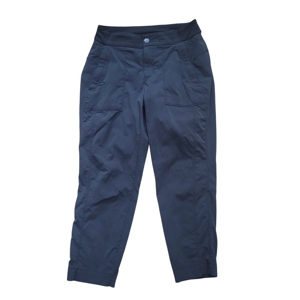Athleta Trekkie North Crop Pants Womens 4 Black Hiking Jogger